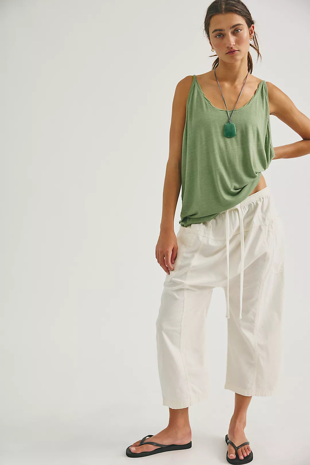 Free People Shoreside Tank - Mistletoe