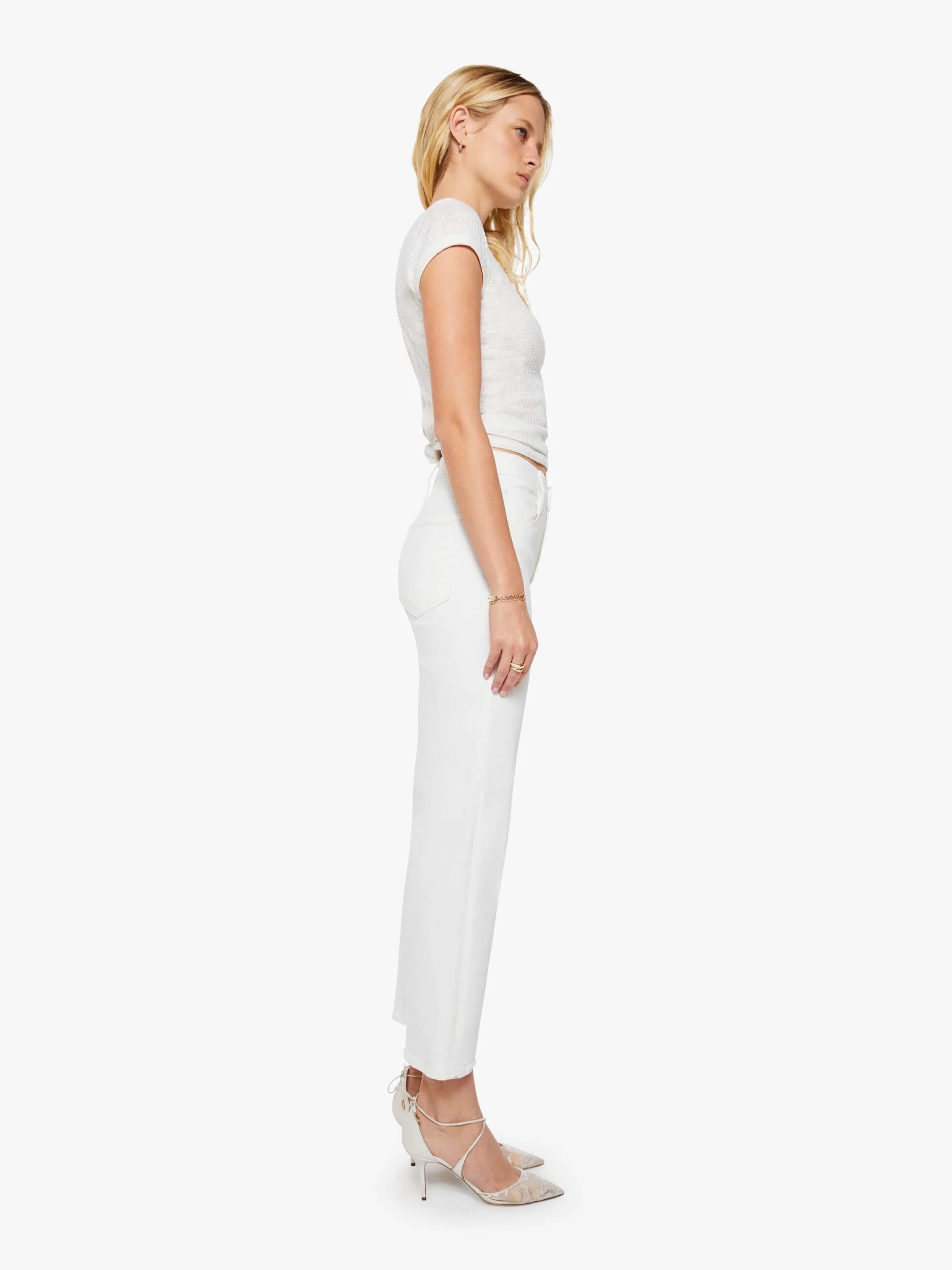 Mother Women's The Rambler Zip Ankle Jeans