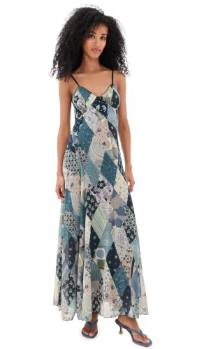 Free People Women's Tis the Season Maxi Dress - Storm Combo