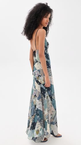 Free People Women's Tis the Season Maxi Dress - Storm Combo