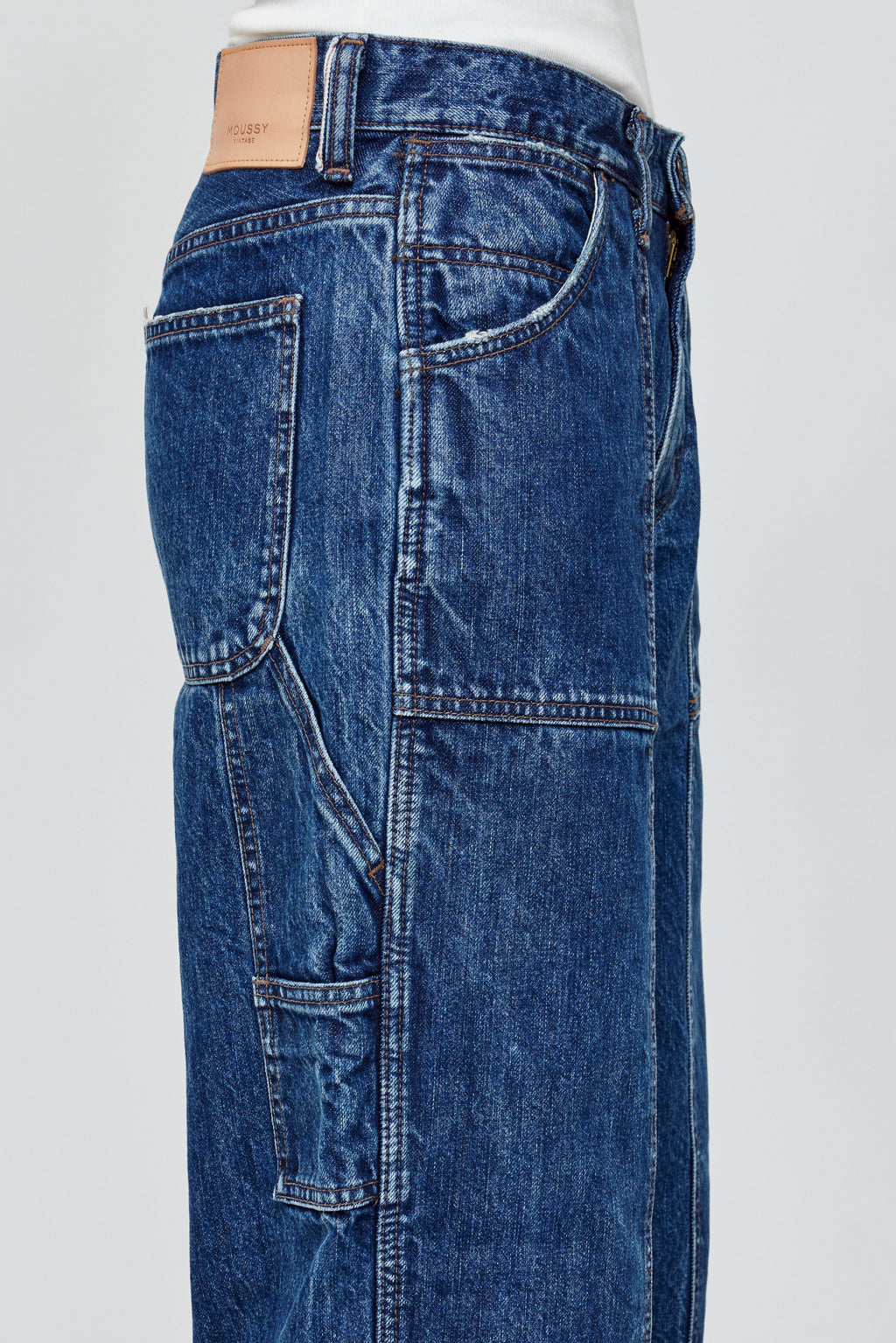 Moussy Vintage Merrick Painter Pants - Blue
