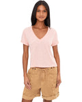 Free People Women's Take 2 Tee - Blushing Peony Combo