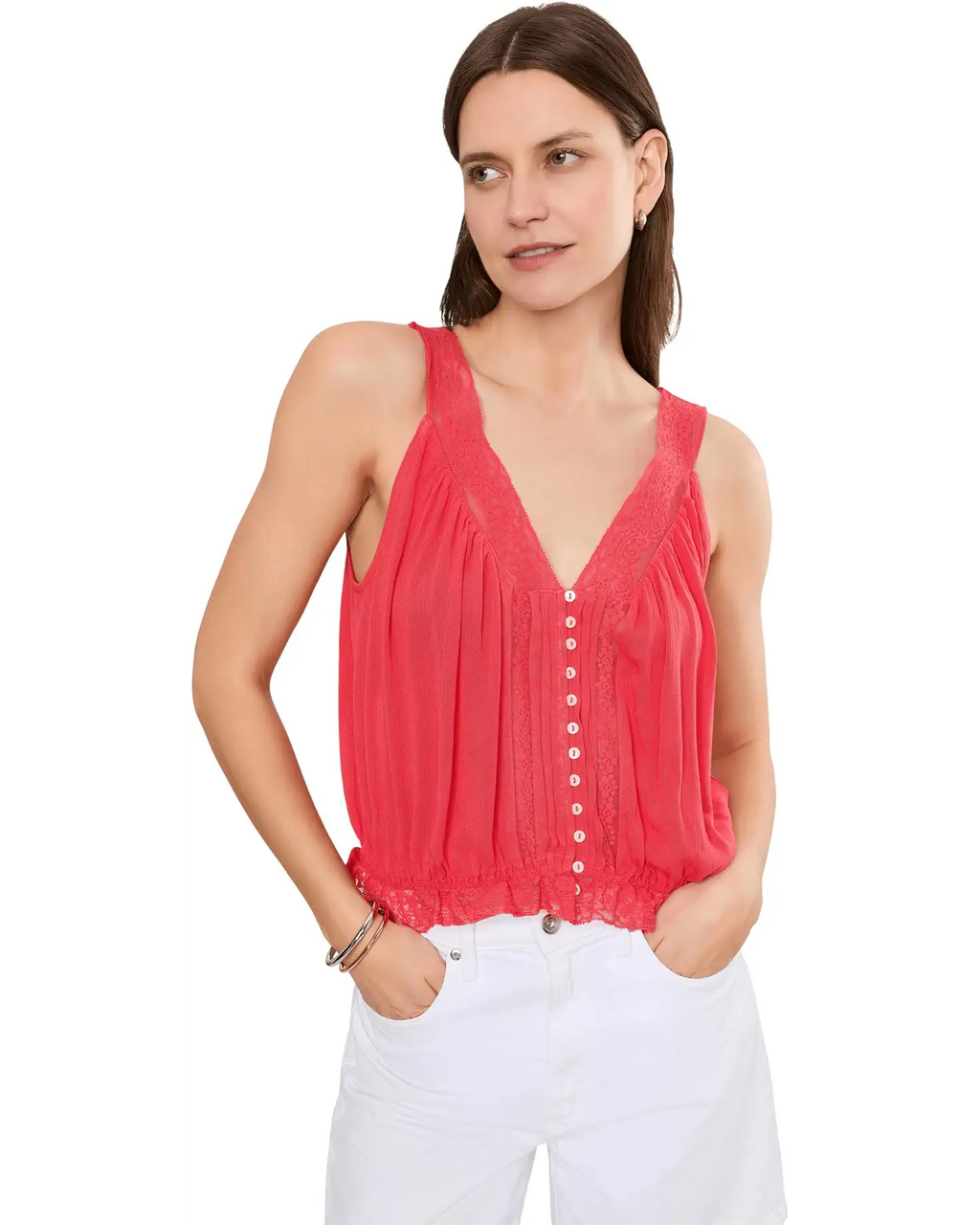 Free People Women's Celeste Tank - Sour Sweet