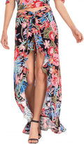 Miss Me MMP0012S Navy Floral Print Skort