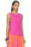 Free People Lizzie Side Tie Sweater Top - Island Flower