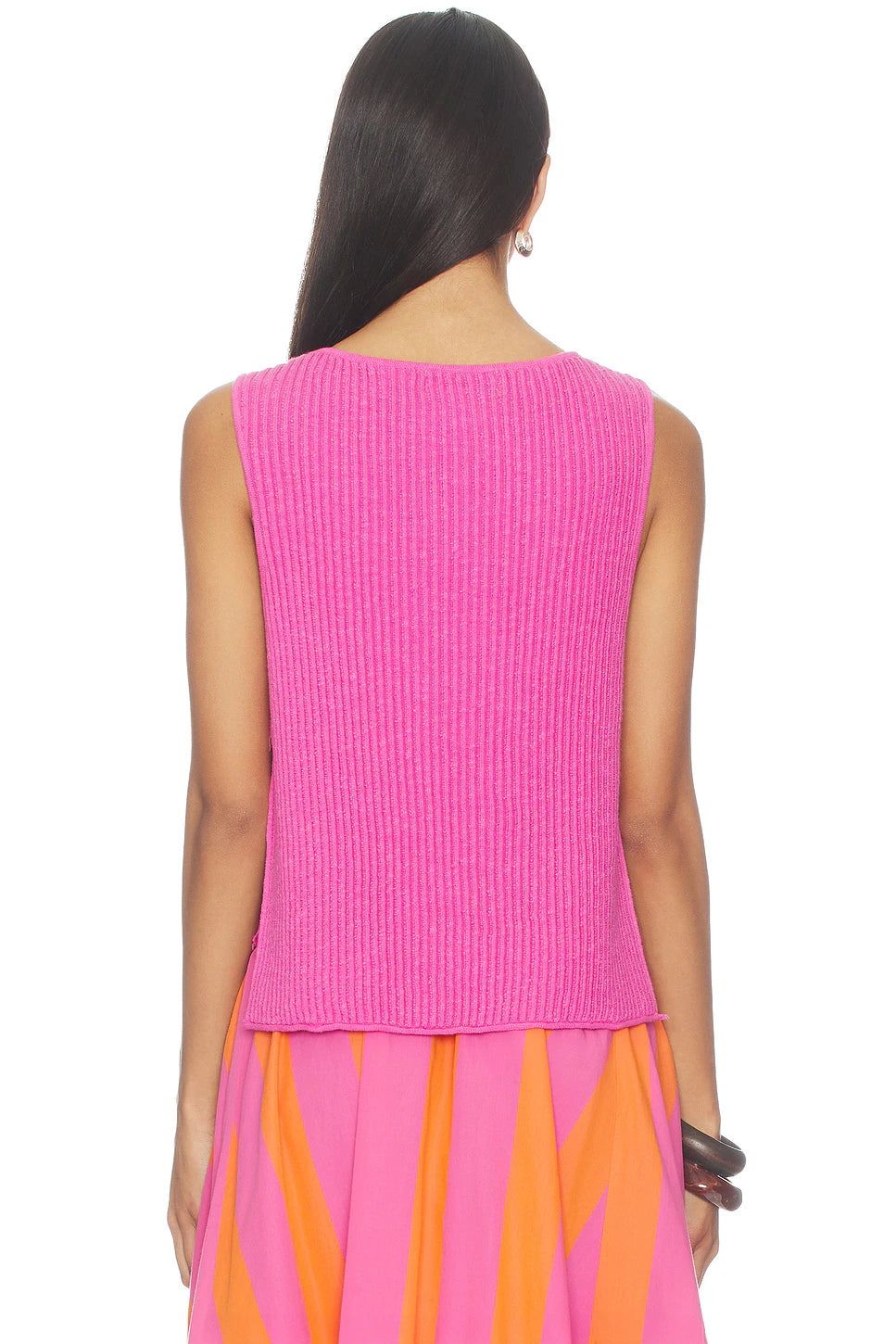 Free People Lizzie Side Tie Sweater Top - Island Flower
