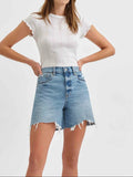 Daze Sundaze High Rise Short in Marina Distressed
