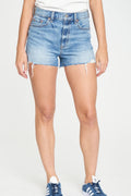 Daze Troublemaker High Rise Short in Loyalty Distressed