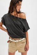 Free People Women's Billie Tee - Black