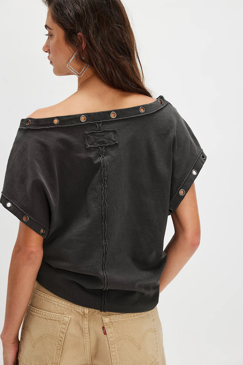 Free People Women's Billie Tee - Black