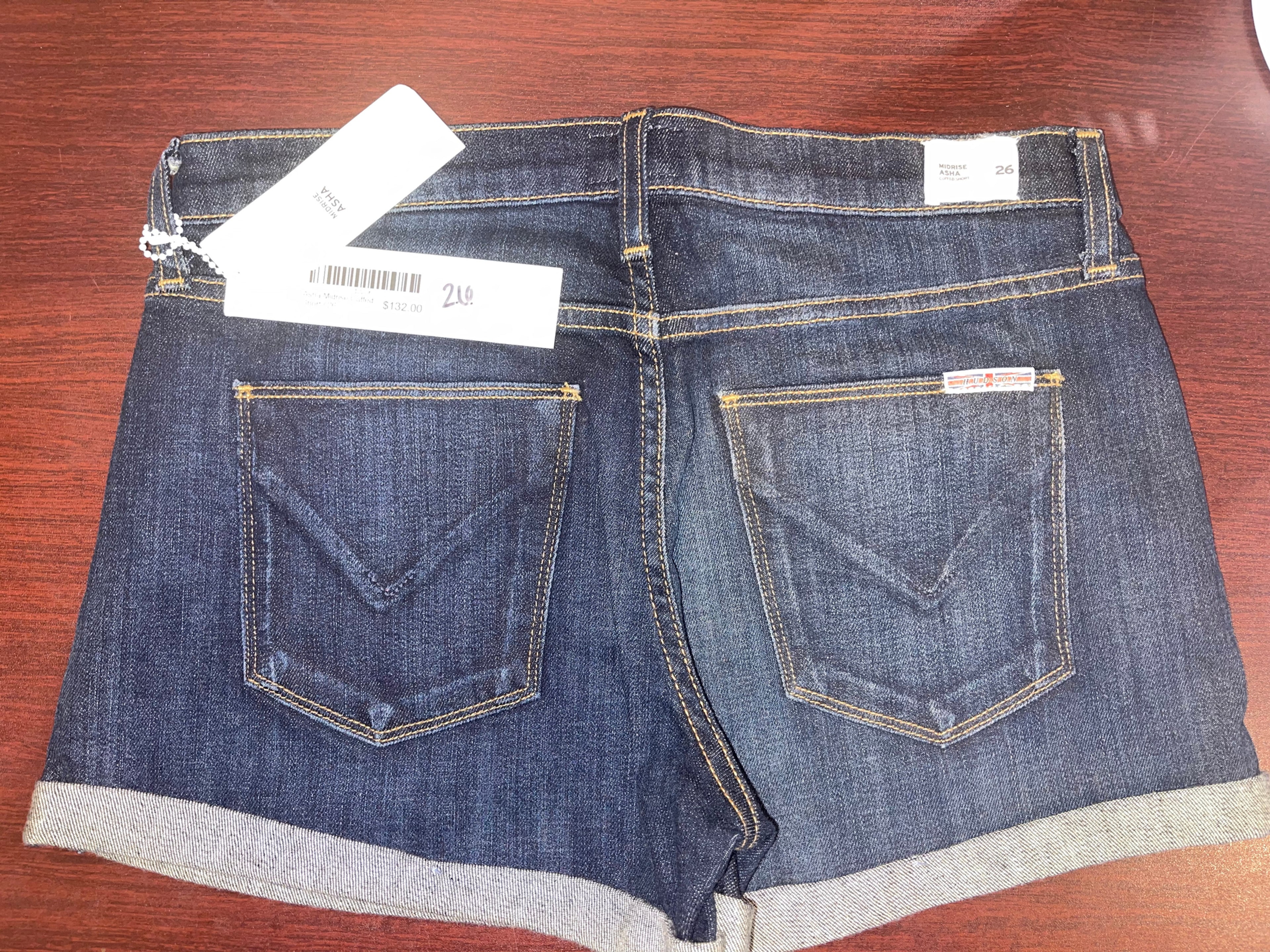 Hudson Asha Midrise Cuffed Women's Shorts
