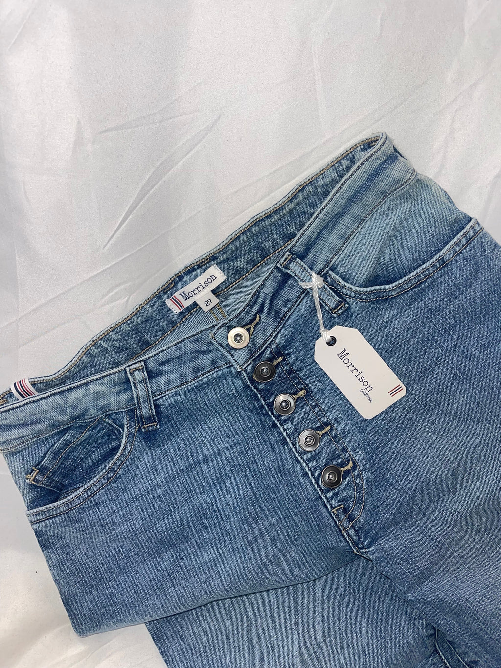 Morrison Denim The Friend Mid-Rise Straight Leg Women's Jeans
