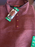 Gerry Men's Ottoman Four Snap Placket Pullover