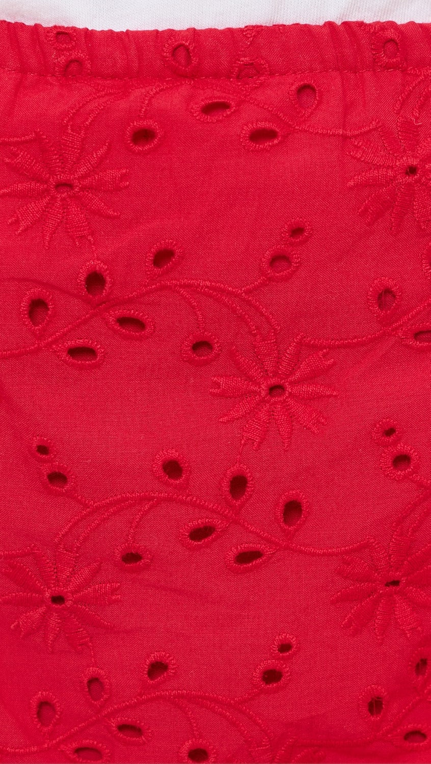 Free People Women's Eyes on You Skort - High Risk Red