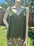 Khush Frankie top in Solid Forest
