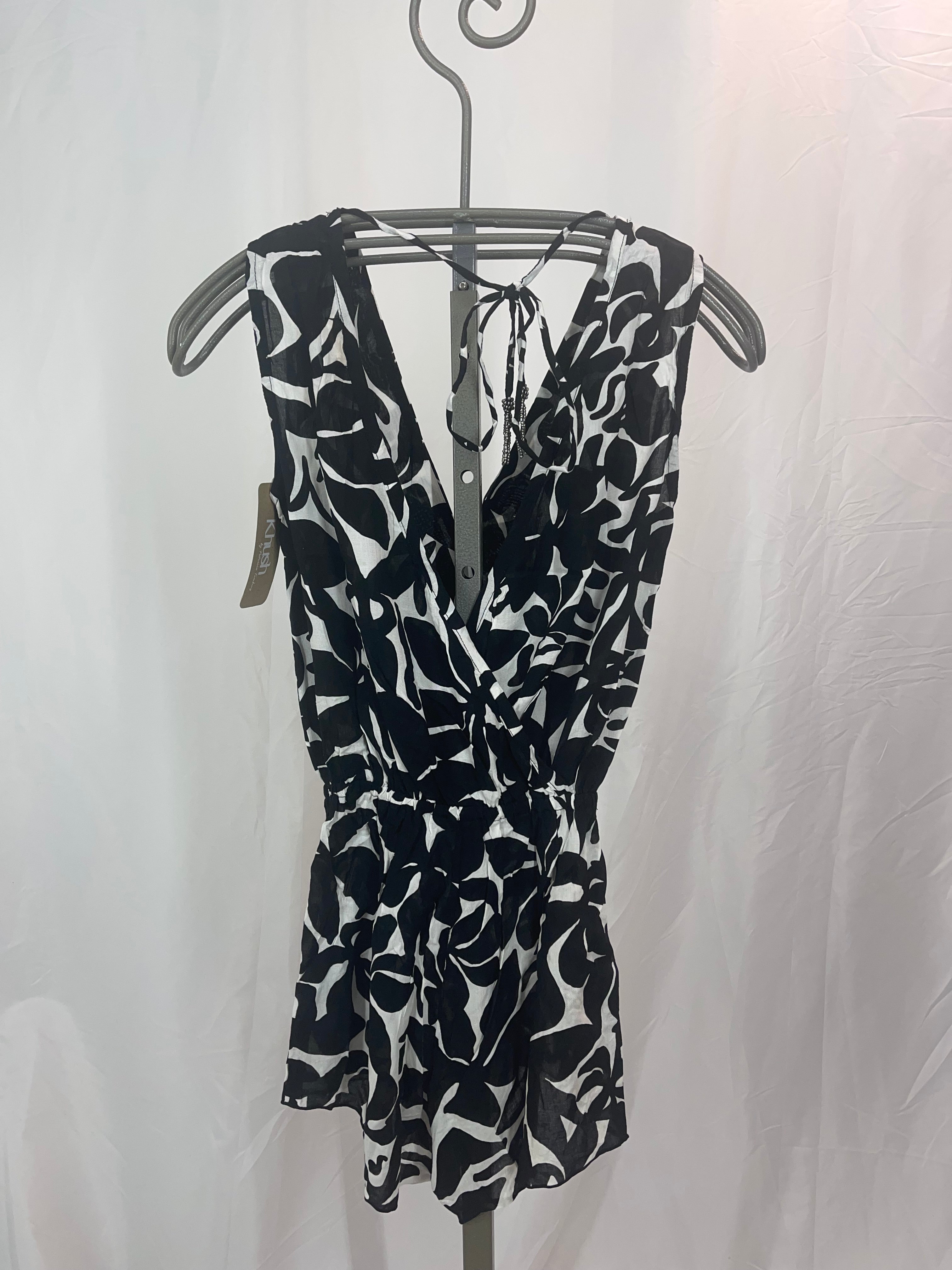 Khush Izzie Women's Romper - Frangipani Black