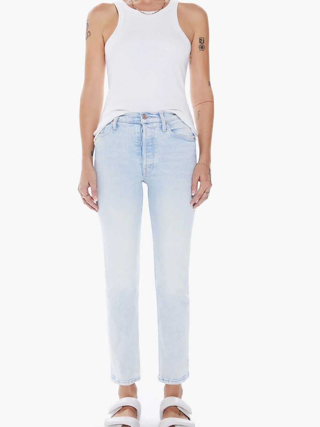 Mother Jeans The Tomcat Ankle in Smooth Sailing