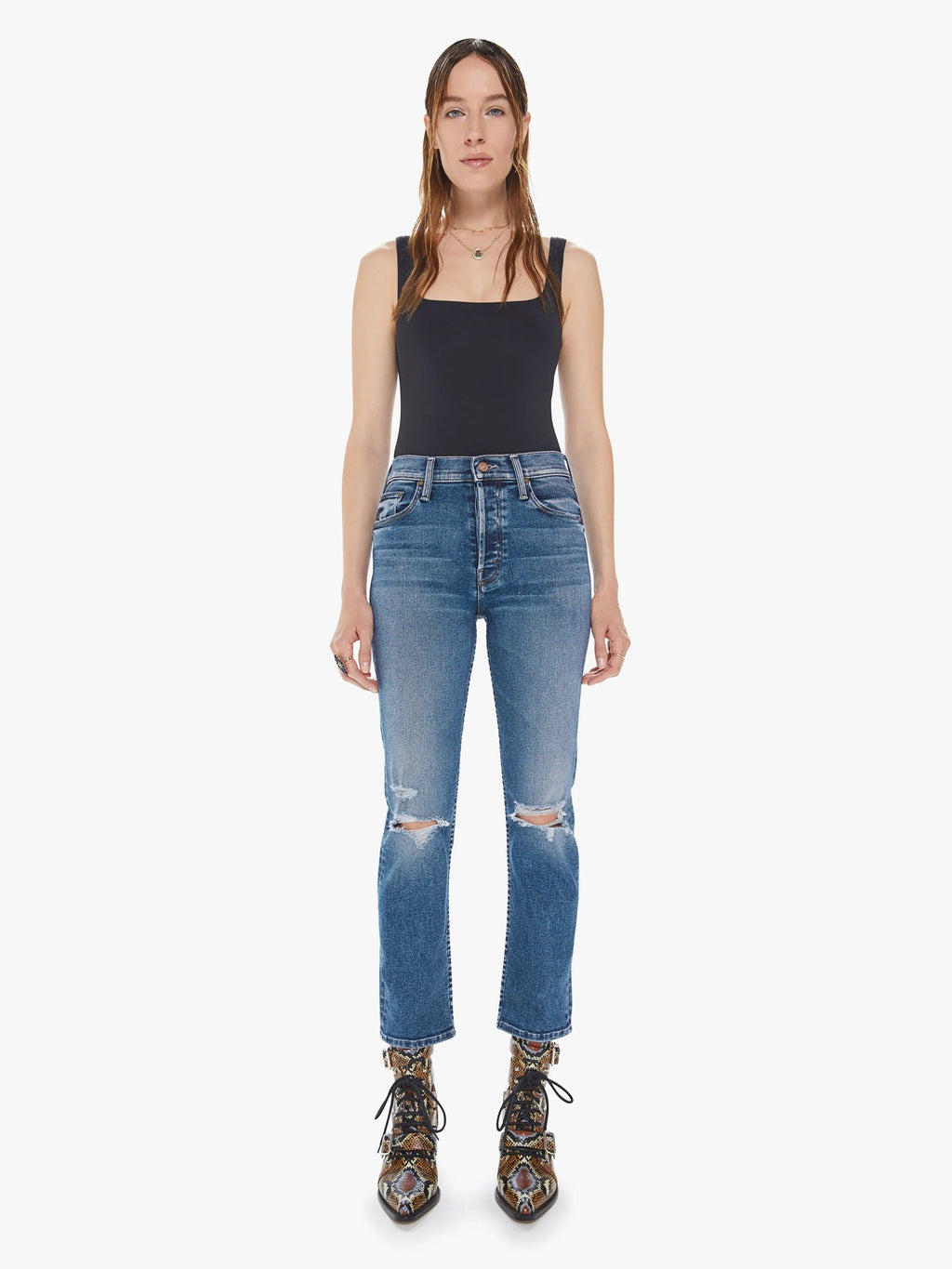 Mother Denim The Tomcat Ankle in Roughing It