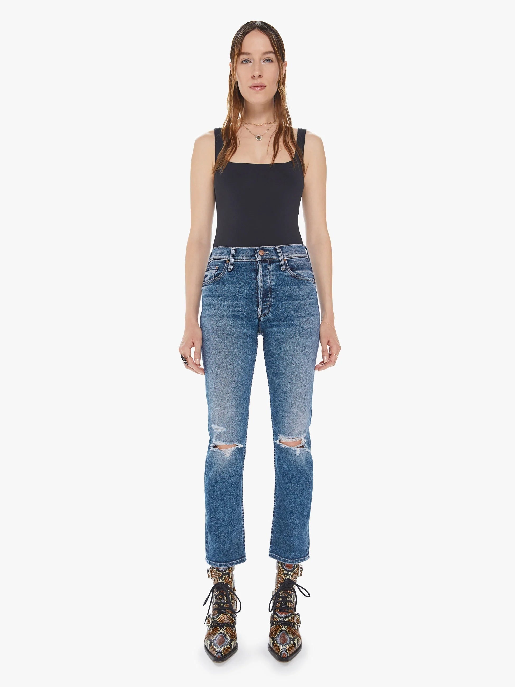 Mother Denim The Tomcat Ankle in Roughing It