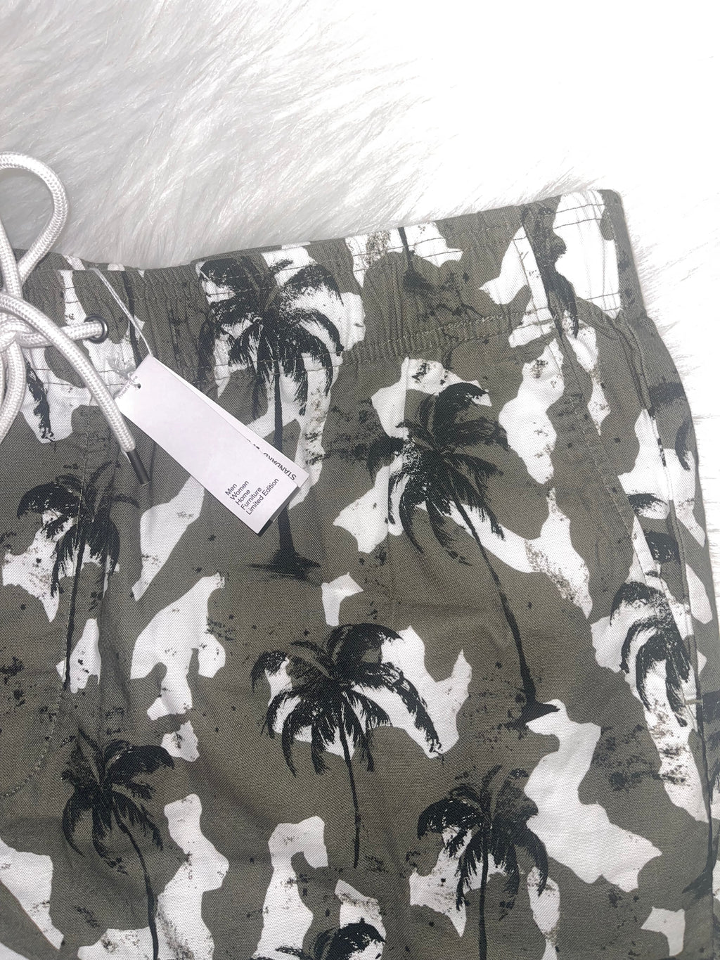 James Perse Men's Camo Palm Shorts