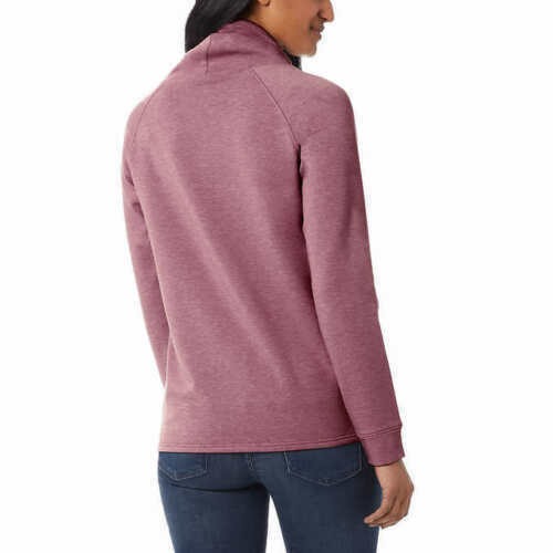 32 Degree Heat Women's Funnel Neck Sweatshirt Color - Ballerina Pink