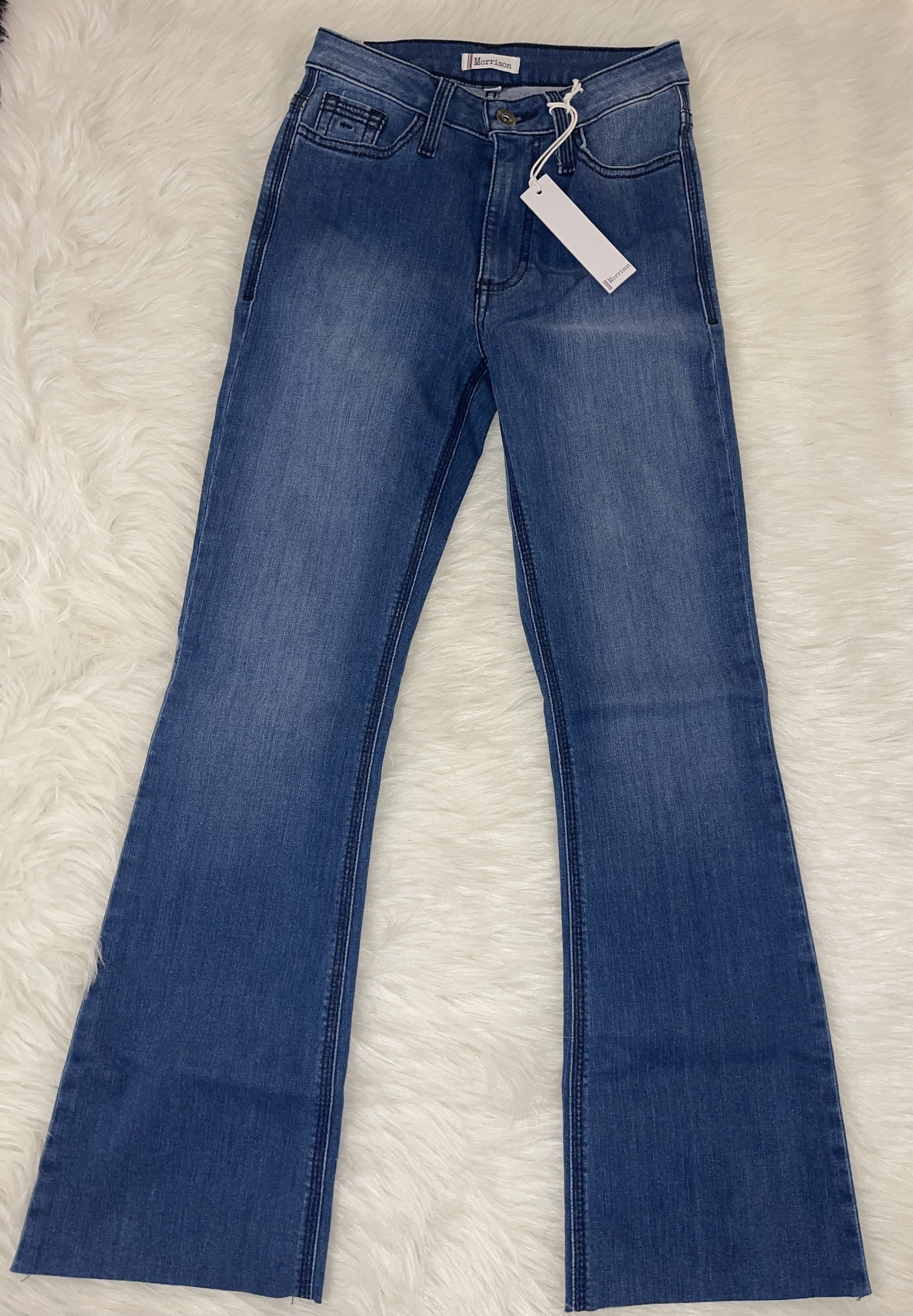 Morrison Denim The Starlet Crop Mid-Rise Boot Crop Women's Jeans