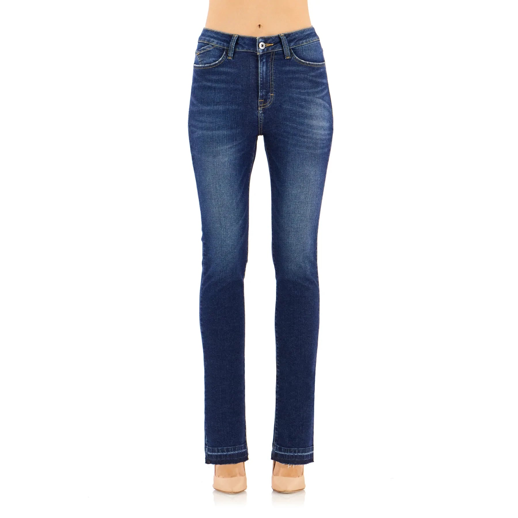Morrison Denim The Friend Mid-Rise Straight Leg Jeans - Night Moves