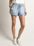 Bella Dahl Frayed Hem Flowy Women's Shorts