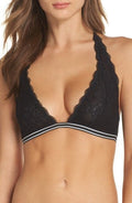 Free People Black Come Together Bralette