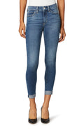 Joe's Jeans The Icon Crop Cuffed Skinny Ankle Jeans in Wavelength