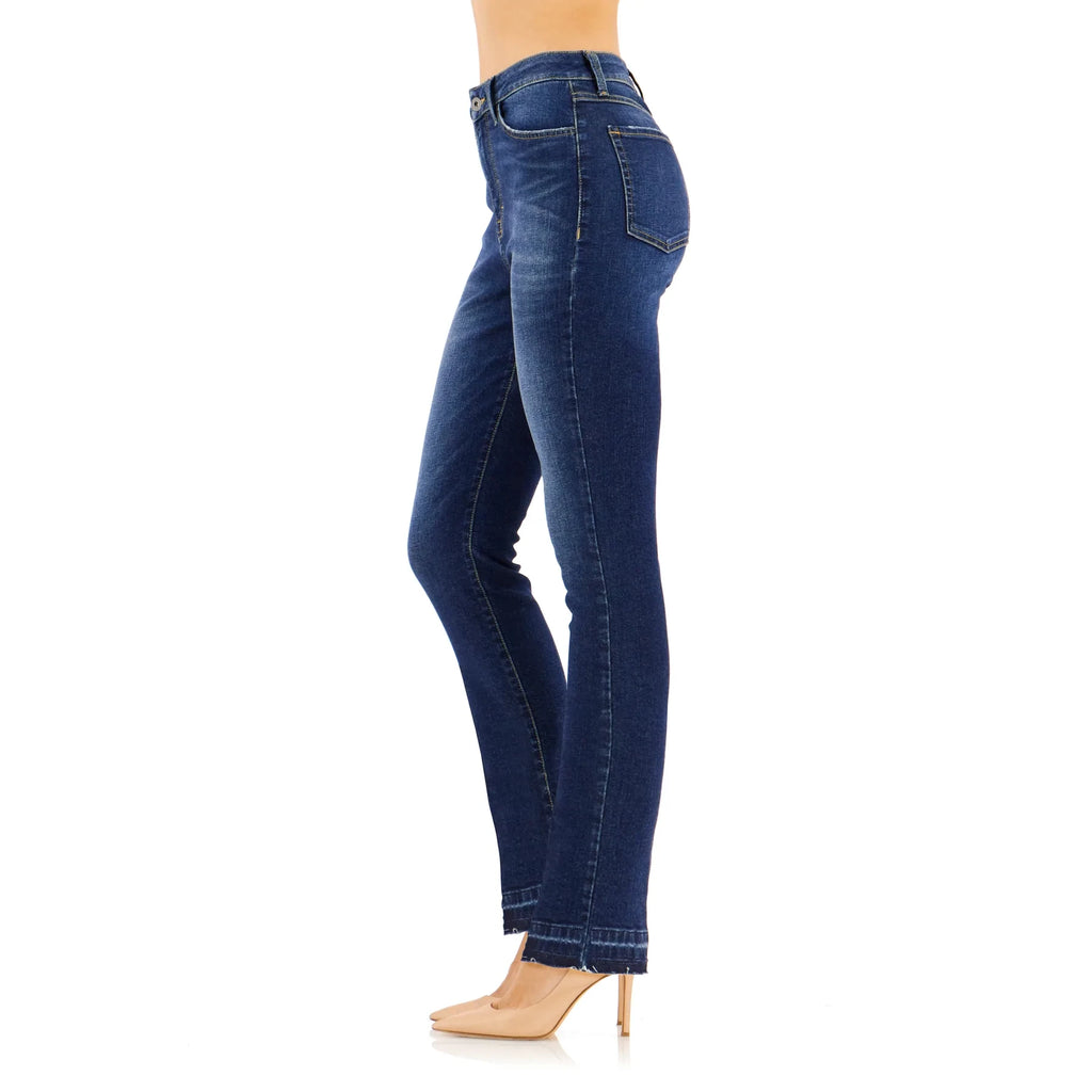 Morrison Denim The Friend Mid-Rise Straight Leg Jeans - Night Moves