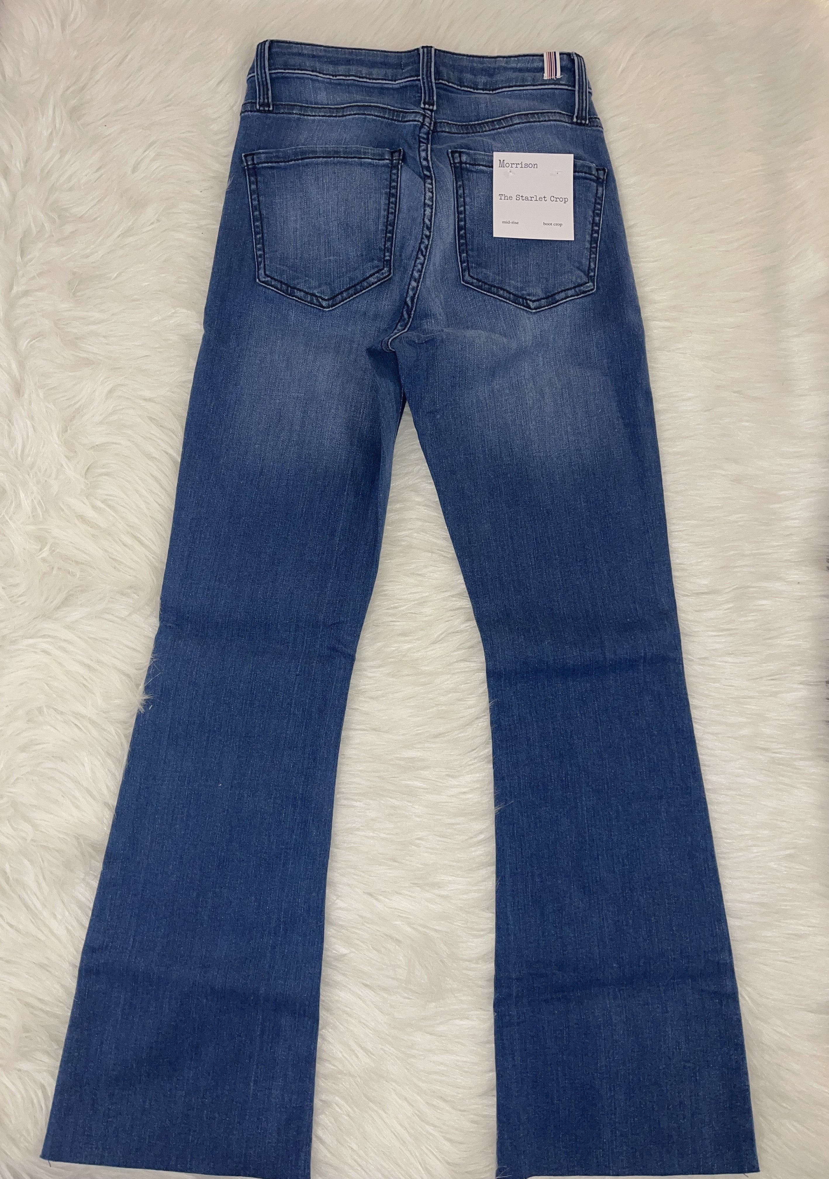 Morrison Denim The Starlet Crop Mid-Rise Boot Crop Women's Jeans