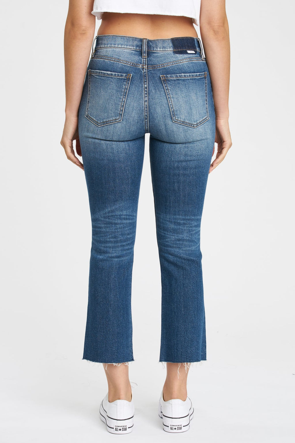 Daze Shy Girl in Snooze High Rise Crop Flare Women's Jeans