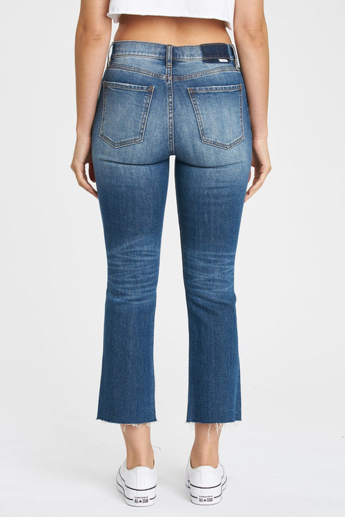 Daze Shy Girl in Snooze High Rise Crop Flare Women's Jeans