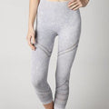 Nikibiki Chevron Mesh Capri Vintage Cool Gray