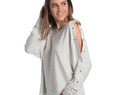 Elan Button Shoulder Womens Top