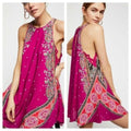 Free People Darjeeling Purple Printed Women's Slip