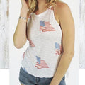 Brokedown Flag Hi-Neck Women's Tank
