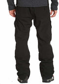 Gerry Men's Snow-tech Pants Boarder Ski Pant 4 Way Stretch (Black, Small)