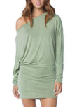 Elan Sage Wide Neck Dress Or Tunic