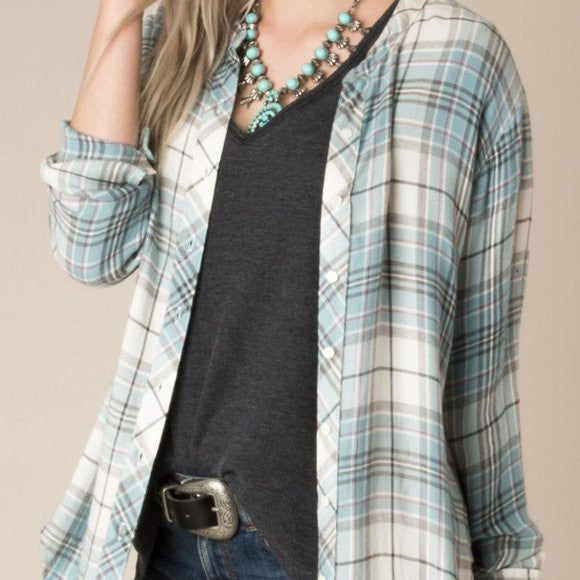 White Crow Checkmate Plaid Shirt