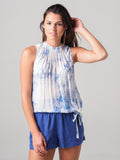 Bella Dahl Sleeveless Shirred Neck Top