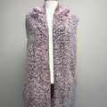 Love Tree Faux Fur Sleeveless Hoodie Vest