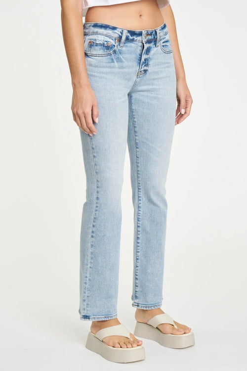 DAZE Denim Low Rider Low Rise Boot Cut Womens Jean