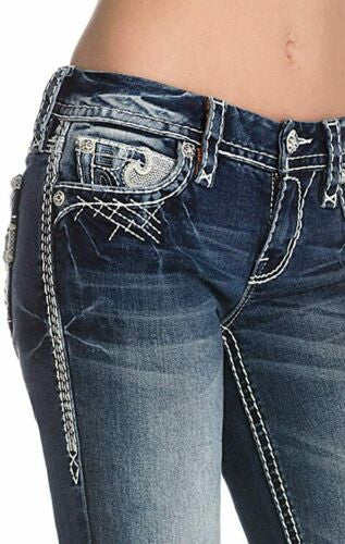 Rock Revival Braylee B213 Dark Wash Bootcut Women's Jeans