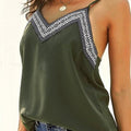 Lily Clothing Casual Cami Tank Top - Olive