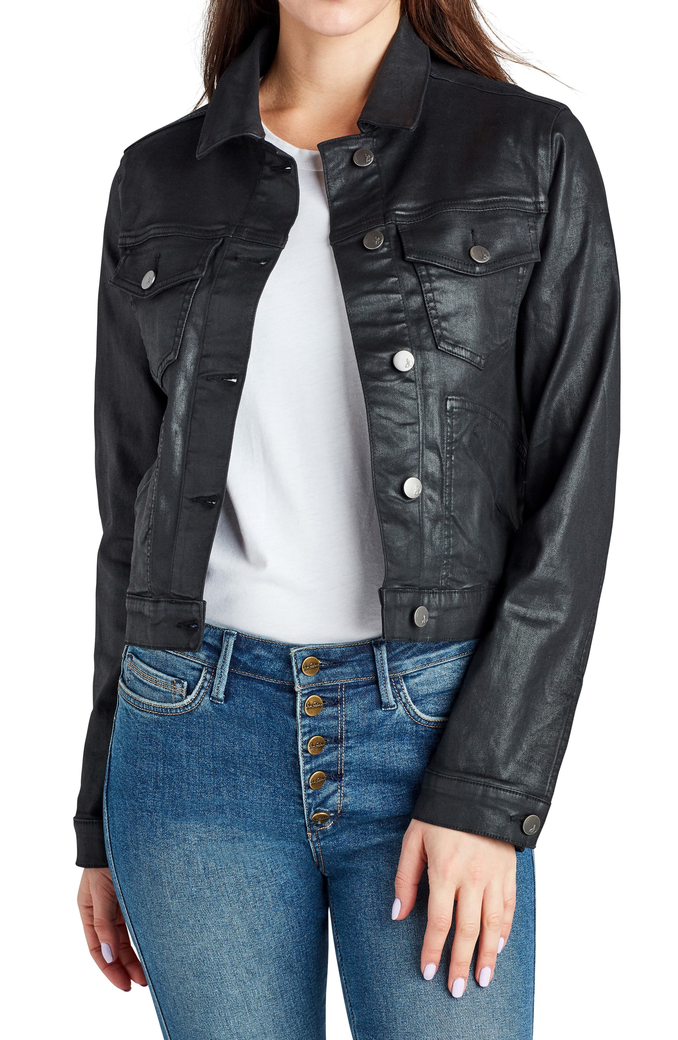 Sam Edelman Garnet Desert Coated Women's Jacket Jet Sky