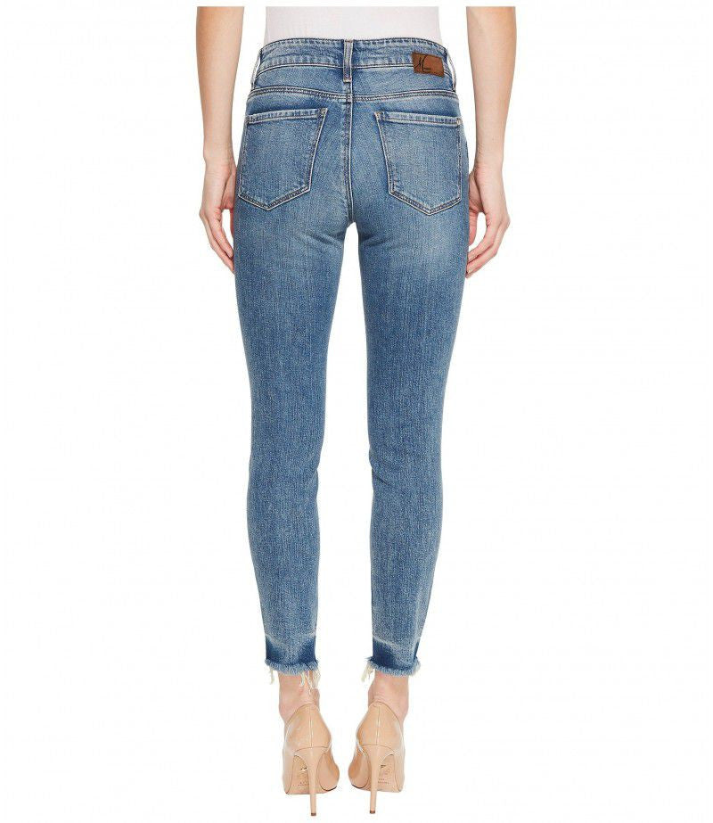 Mavi Jeans Women's Tess High-Rise Super Skinny Ankle in Shaded Ripped Vintage