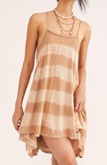 Free People Seashell Tunic - Sand Dune Combo
