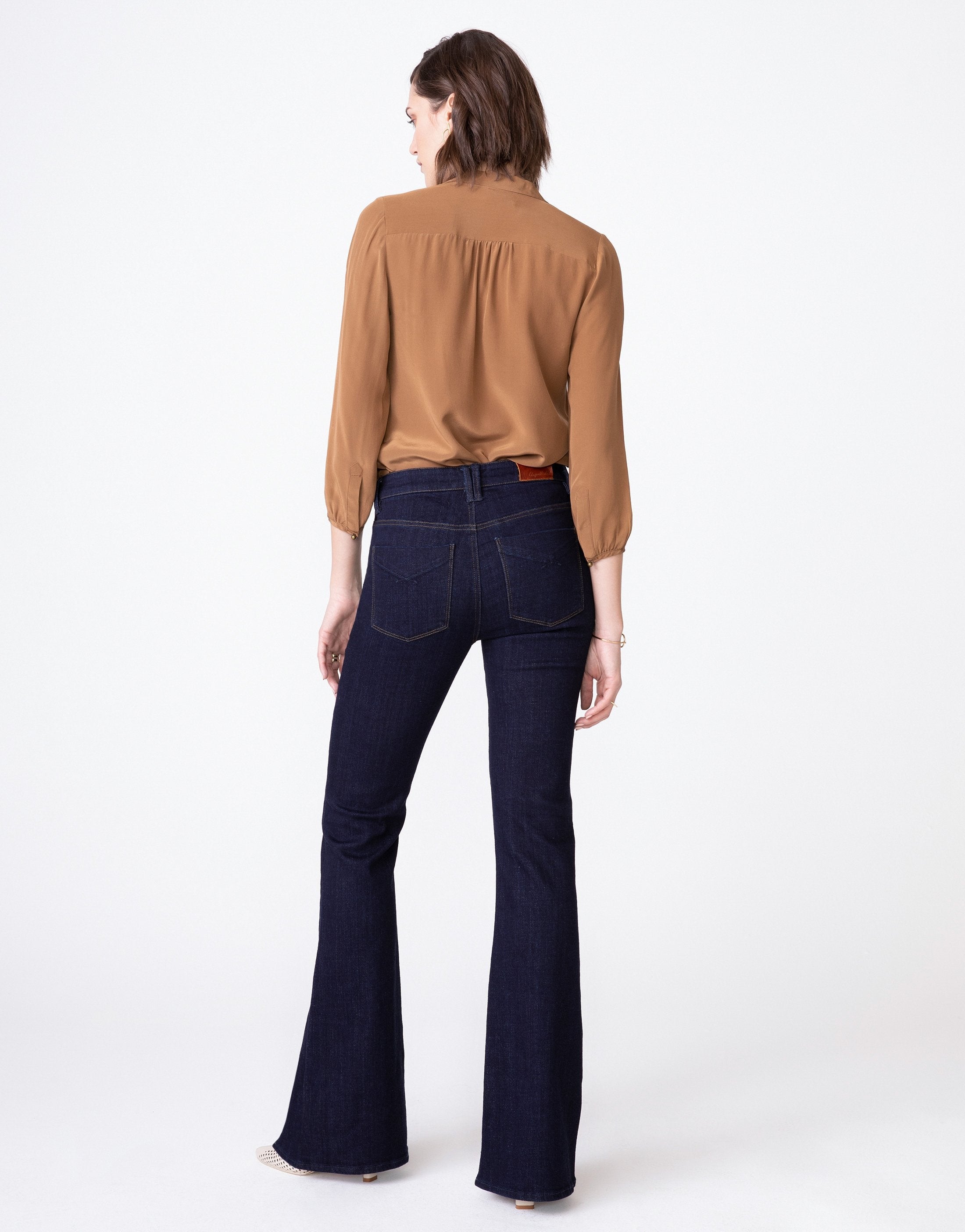 Unpublished Janet High Rise Flare in Marine Women's Jeans